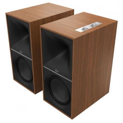 Klipsch The Nines, aktywne głośniki podstawkowe, orzech