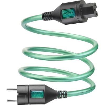 Isotek Initium, uziemiony kabel zasilający z wtykiem C15 1.5 metra
