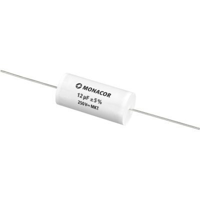 Monacor MKTA-120 kondensator foliowy MKT, 12 µF, 250 V
