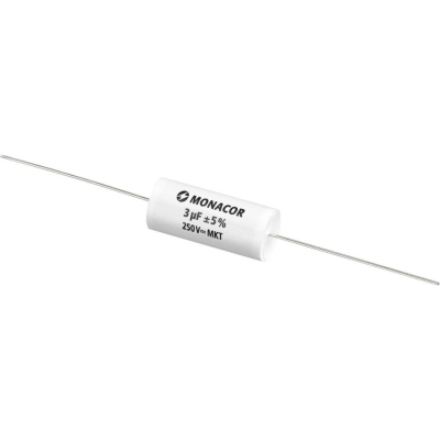 Monacor MKTA-30 kondensator foliowy MKT, 3.0 µF, 250 V