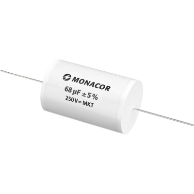 Monacor MKTA-680 kondensator foliowy MKT, 68 µF, 250 V