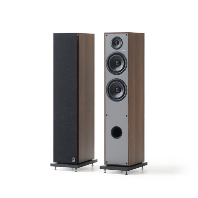 Elipson Horus 11F kolumna podłogowa Walnut/Dark Grey, para