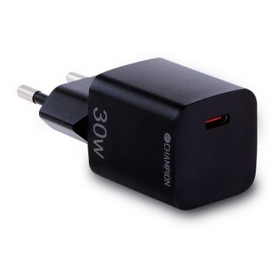 Champion Fast Charge ładowarka sieciowa USB-C PD 30W, czarna