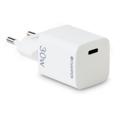 Champion Fast Charge ładowarka sieciowa USB-C PD 30W, biała