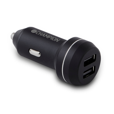 Champion Ładowarka samochodowa USB 2-port, 24W