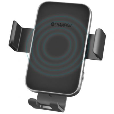 Champion CHMH240, uchwyt do telefonu z bezprzewodową ładowarką QI