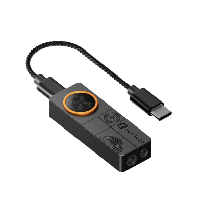 Fosi Audio DS3 przenośny DAC i wzmacniacz słuchawkowy, Obsidian