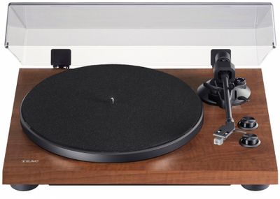 Teac TN-280BT-A3, gramofon z wkładką AT-3600L, BT i stopniem RIAA, orzech