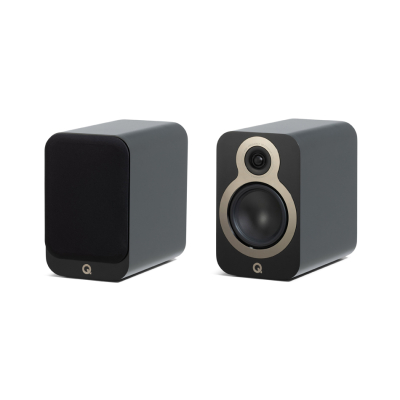 Kolumny podstawkowe Q Acoustics 3020c, matowa czerń