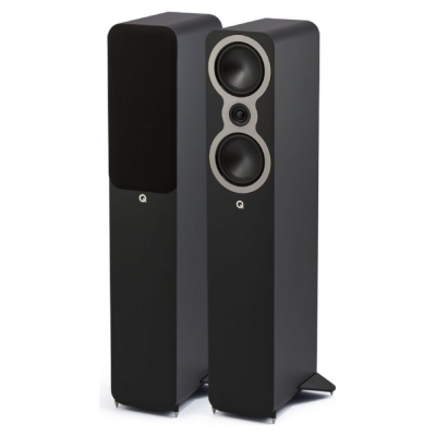 Q Acoustics 3040c kolumny podłogowe, para w kolorze matowej czerni
