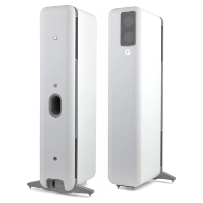 Q Acoustics QActive 400 aktywne kolumny podłogowe, para w kolorze matowej bieli
