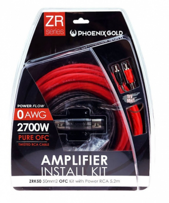 Phoenix Gold ZRK50, 50mm2 100% miedziany zestaw kabli