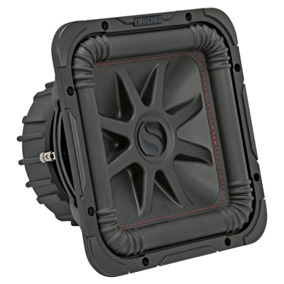Kicker Solo-Baric L7R102, kwadratowy głośnik basowy 10 cali, 2x2 ohmy