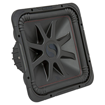 Kicker Solo-Baric L7R154, kwadratowy głośnik niskotonowy 15 cali, 2 × 4 omy