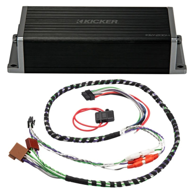 Kicker KEY200.4ISO, 4-kanałowy wzmacniacz DSP Plug & Play
