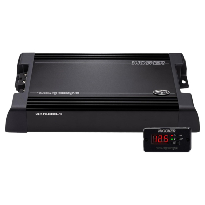 Kicker Warhorse WXA1000.4, mocny 4-kanałowy wzmacniacz