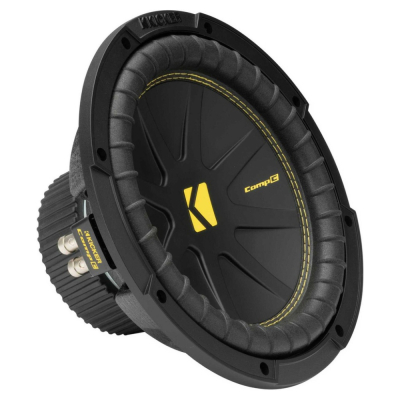Kicker CompC CWCD104, 10-calowy głośnik niskotonowy, 2x4 ohm