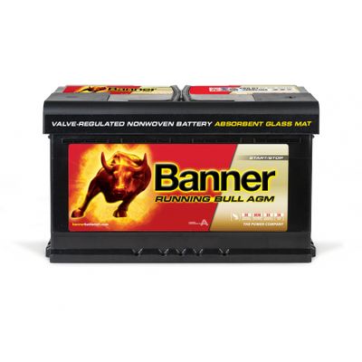 Banner Running Bull AGM 800A 80Ah, akumulator rozruchowy