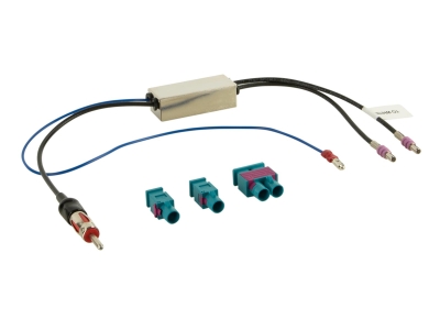 Adapter antenowy Fakra na DIN, 12V phantom