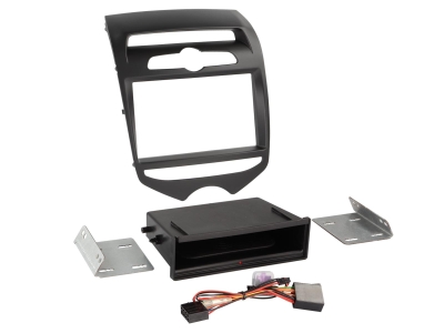 Panel fasadowy 2-DIN INBAY® Hyundai IX20, matowa czerń