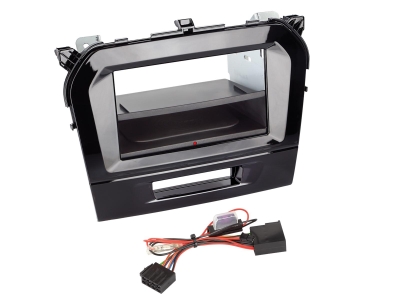Ramka montażowa 2-DIN INBAY® Suzuki Vitara, czarna