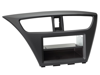 Ramka montażowa 2-DIN z kieszenią na akcesoria Honda Civic, czarna