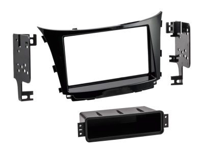 Ramka montażowa 2-DIN z kieszenią na akcesoria, Hyundai Elantra/i30 2012-2017