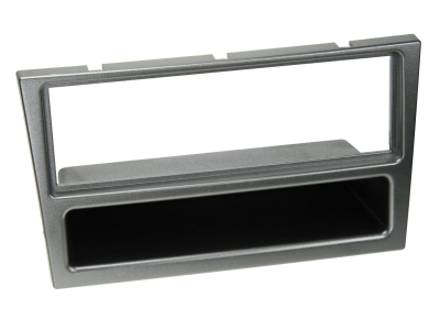Ramka montażowa 1-DIN z kieszenią Opel Corsa C, aluminium