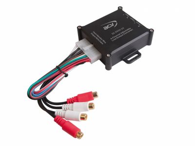 4-kanałowy adapter wysokopoziomowy na niskopoziomowy z remote