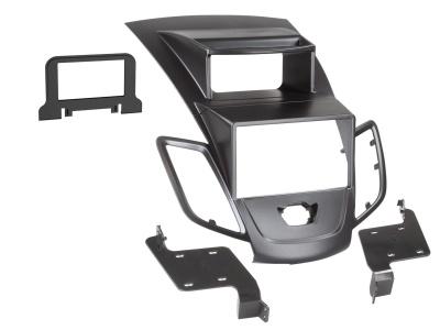 Ramka montażowa 2-DIN Ford Fiesta, czarna