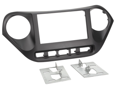 Ramka montażowa 2-DIN Hyundai i10, czarna