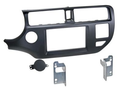 Ramka montażowa 2-DIN Kia Rio 11- antracyt