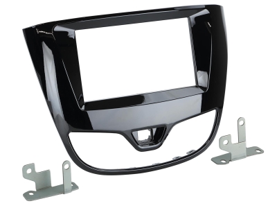 Ramka montażowa 2-DIN Opel Karl 2017-2019, piano black