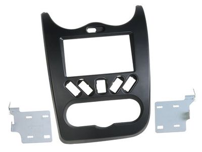 Ramka montażowa stereo 2-DIN Dacia Duster 2010- Czarna