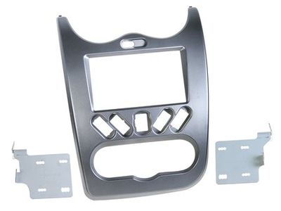 Ramka montażowa stereo 2-DIN Dacia Duster Ambiance 2010- Szara