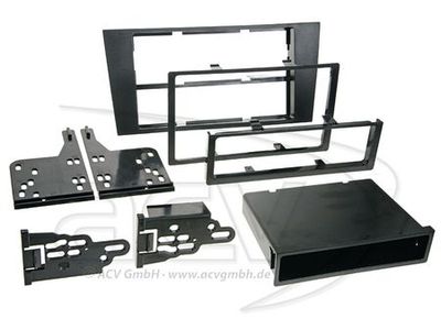 Ramka montażowa 2-din Audi A4 (B5) 99-01 czarna