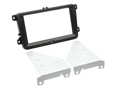 Ramka montażowa 2-DIN Seat/Skoda/VW, czarna