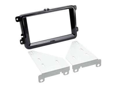 Ramka montażowa 2-DIN Seat/Skoda/VW, piano black