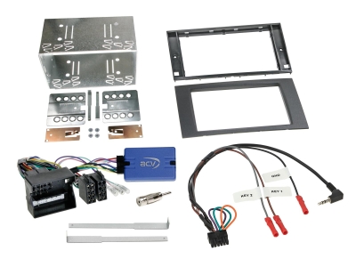Zestaw 2-DIN Ford czarny SWC/CAN Bus/antenna
