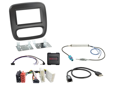 Ramka montażowa 2-DIN Fiat/Nissan/Opel/Renault
