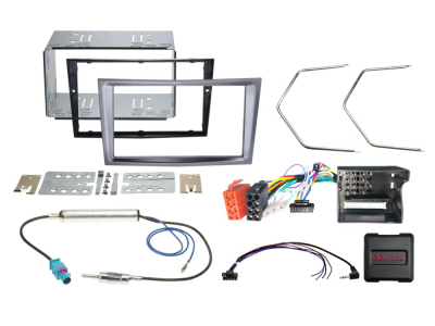 Zestaw instalacyjny ACV 2-DIN Opel, metaliczny antracyt