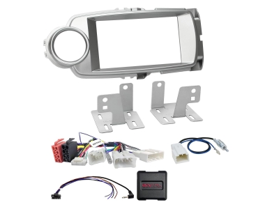 Zestaw instalacyjny ACV 2-DIN Toyota Yaris srebrny