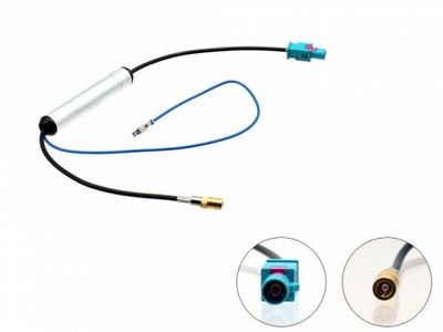 Adapter antenowy Fakra (męski)-SMB (żeński)