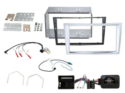 Zestaw montażowy Opel Astra/Corsa 04-10, metalik chrom