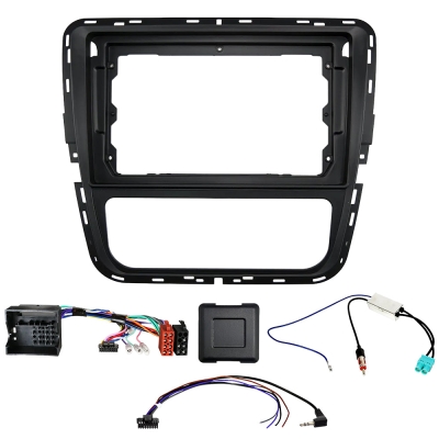 Auto-Connect zestaw montażowy do radia 9 cali, Volkswagen Passat B7 2011-2015, klimatyzacja manualna