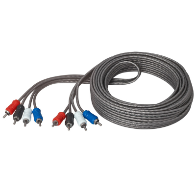 Auto-Connect 4-kanałowy skręcany kabel niskopoziomowy 5.5 metra, Level 1