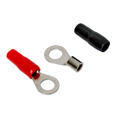 Auto-Connect czerwono-czarna końcówka oczkowa M8, 10 mm²
