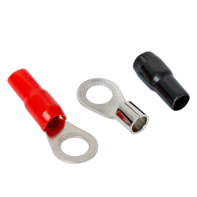 Auto-Connect czerwono-czarna końcówka oczkowa M12, 21 mm²