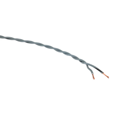 Auto-Connect skręcany kabel głośnikowy OFC 2x0.5 mm², szary, metr bieżący