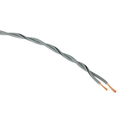 Auto-Connect skręcany kabel głośnikowy 2x0.8mm² szary, cena za metr
